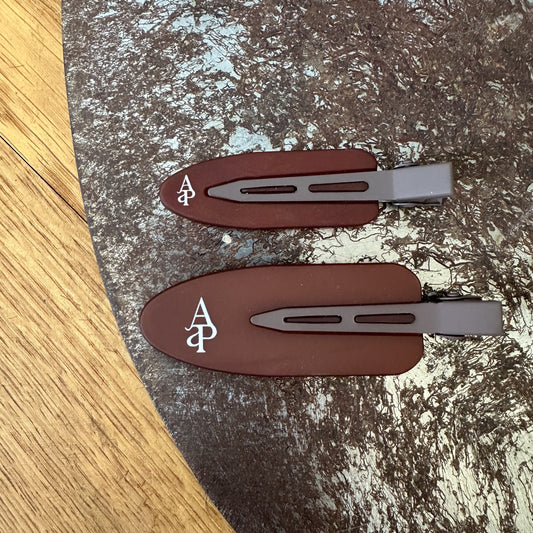 AaP hair clips - Set of two - Brown